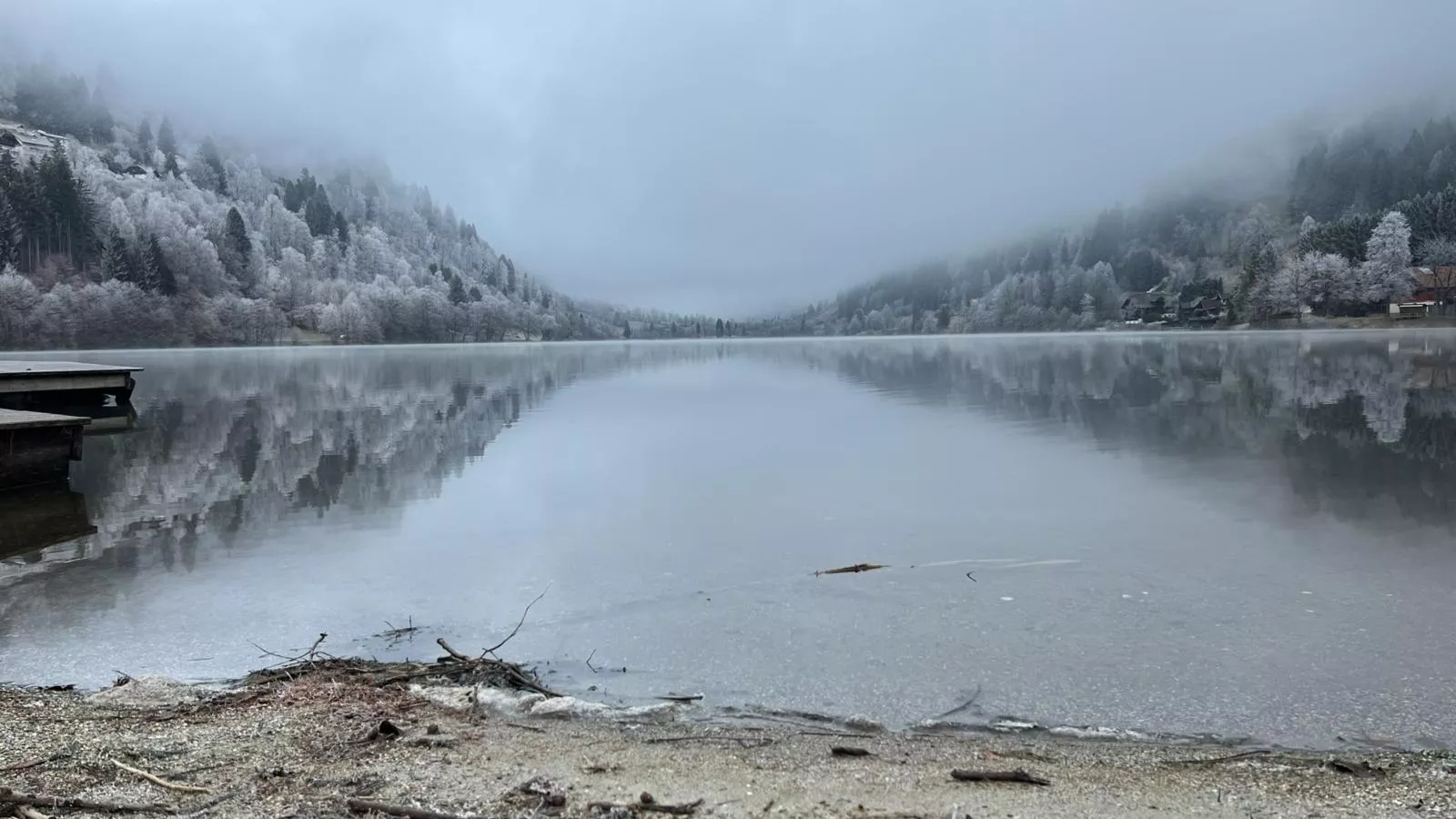 Am Afritzer See - Gebiet Winter 1 km