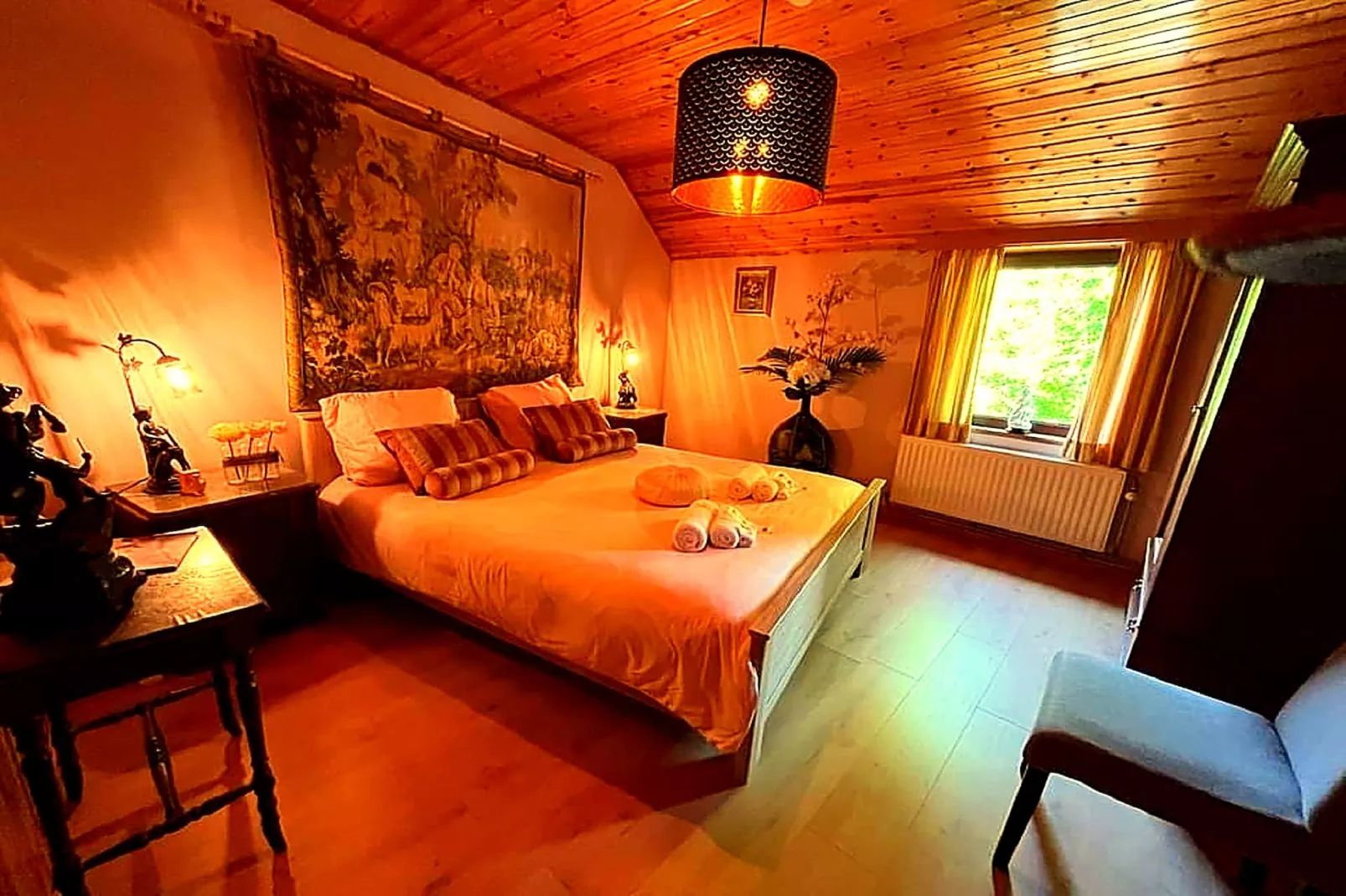 Hondvriendelijke woning met jacuzzi - Schlafzimmer