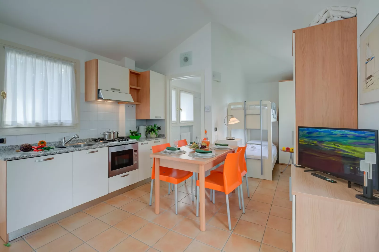 RESIDENCE PORTO LETIZIA - VILLAS-STUDIO 4 PAX VISTA LAGO PLUS 8213 - VSLP4 - Kitchen