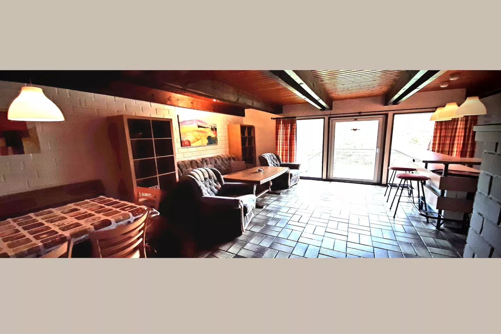 Dachsbau-Living room