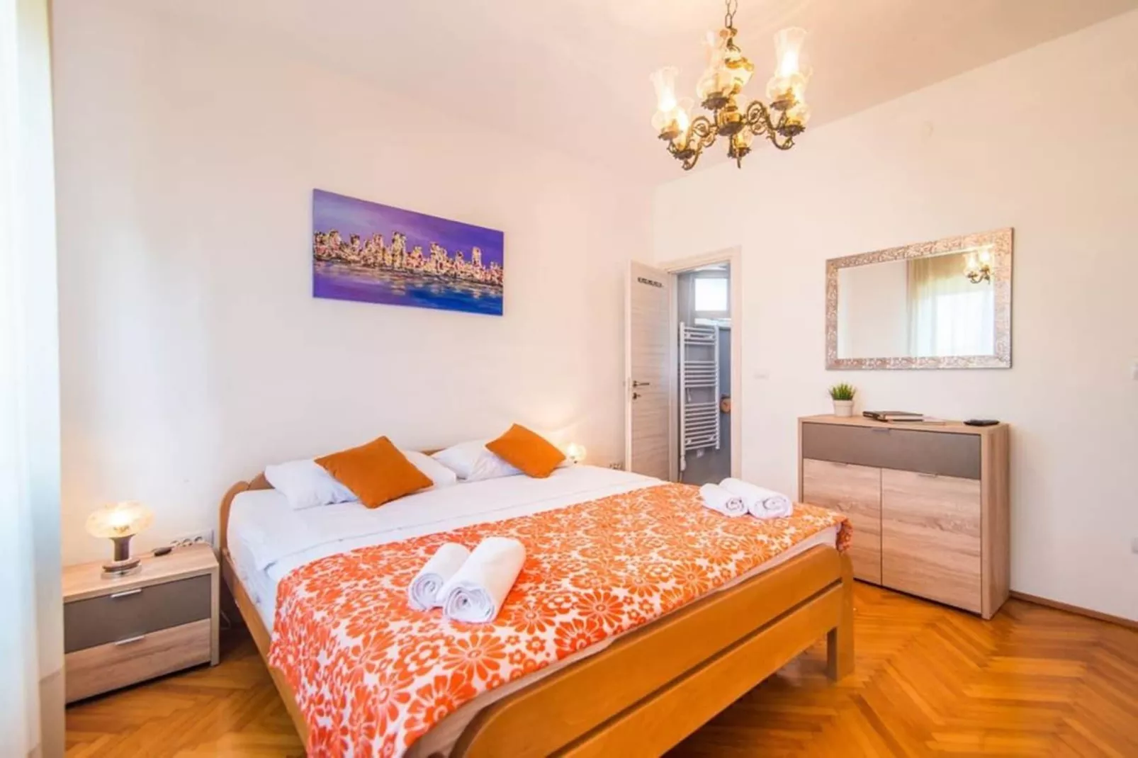 Villa Amalija - Apartment Amy with Sea View-Bedroom