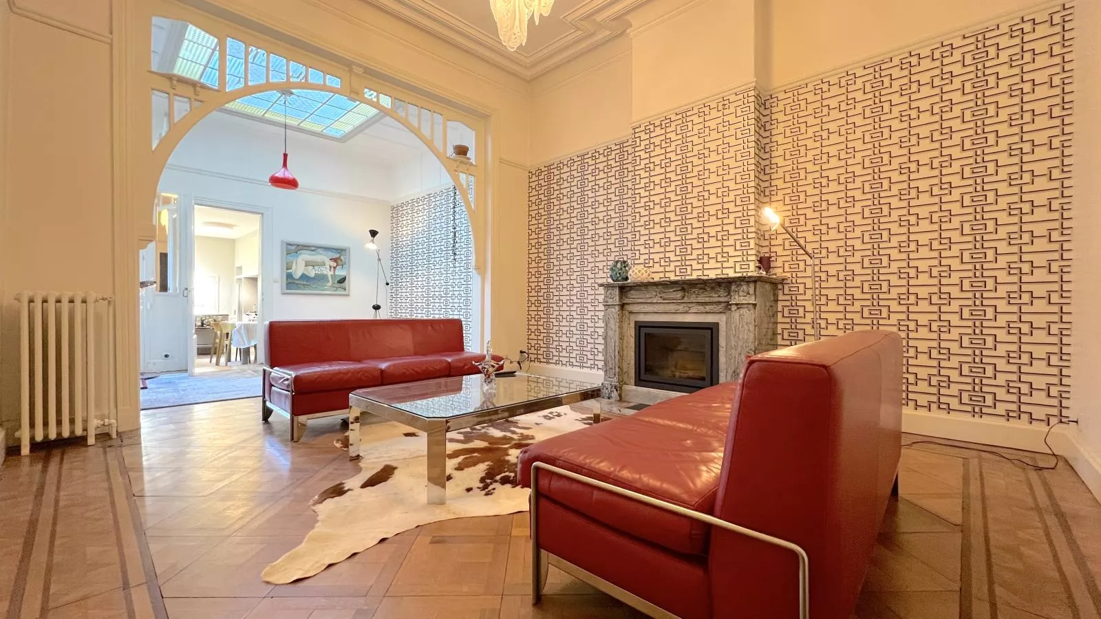 La Maison Bleue petite - Living room