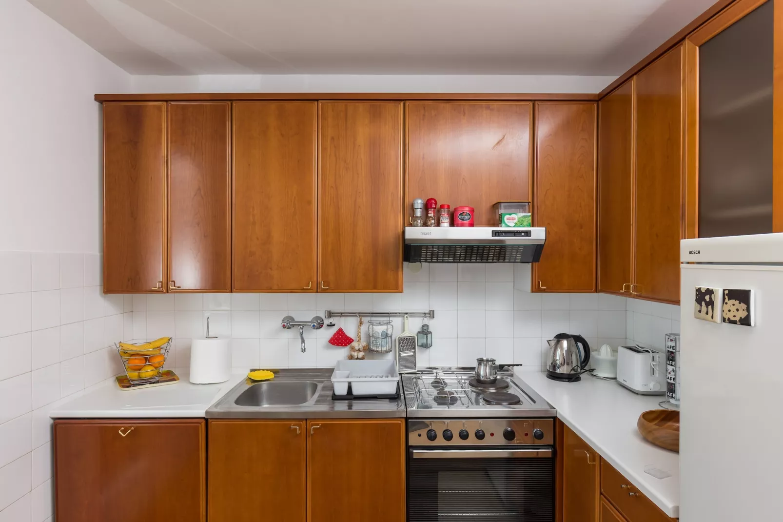 Apartment Nana-One Bedroom Apartment with Loggia and Sea View-Küche