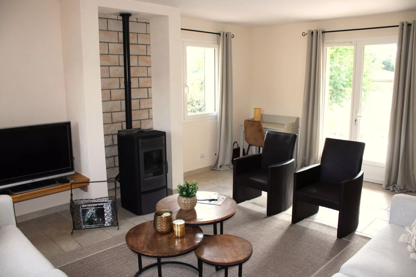 Villa Les Papillons-Living room