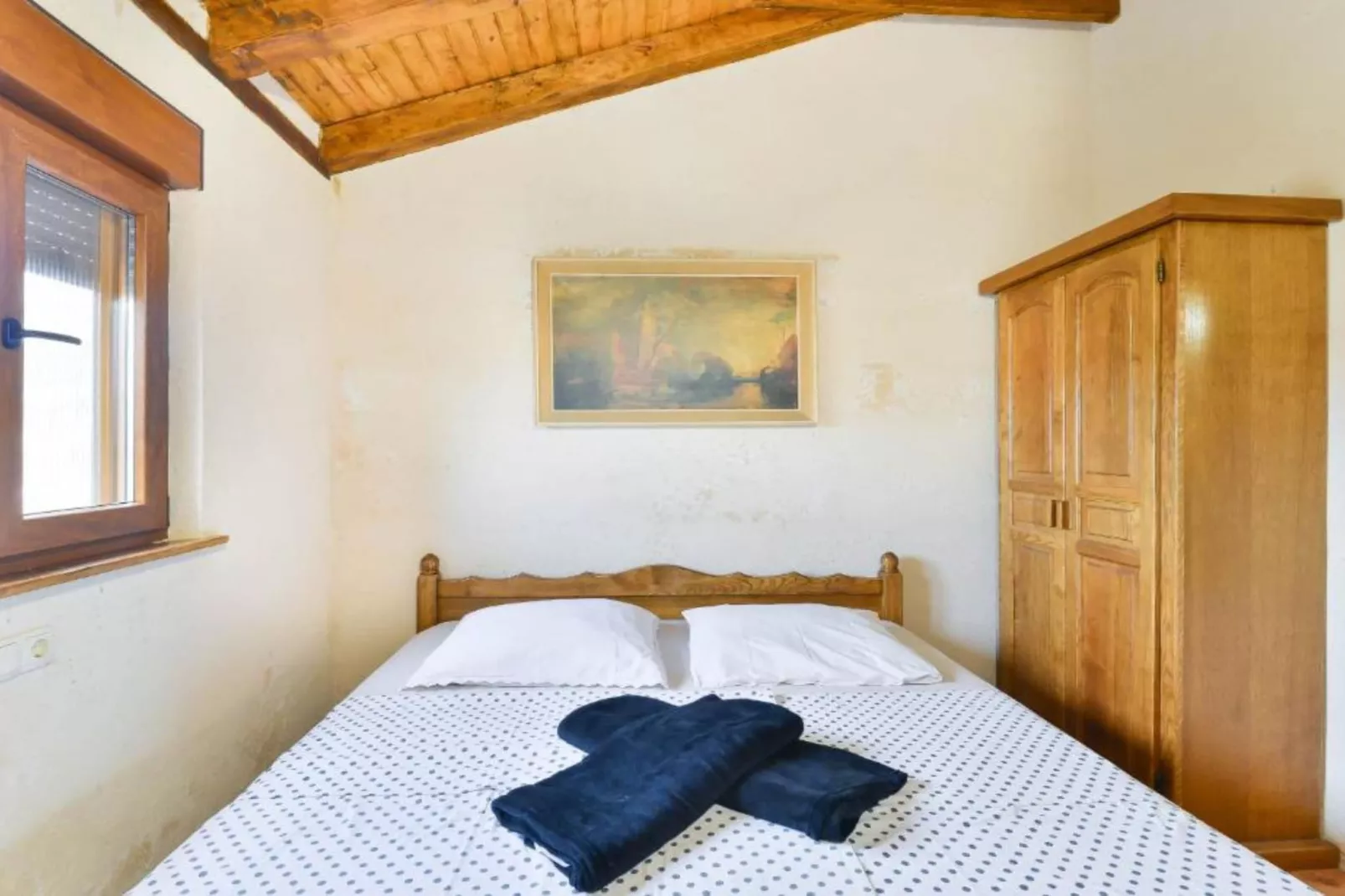 Holiday House Šimun - Three bedroom Holiday house with pool - Bedroom