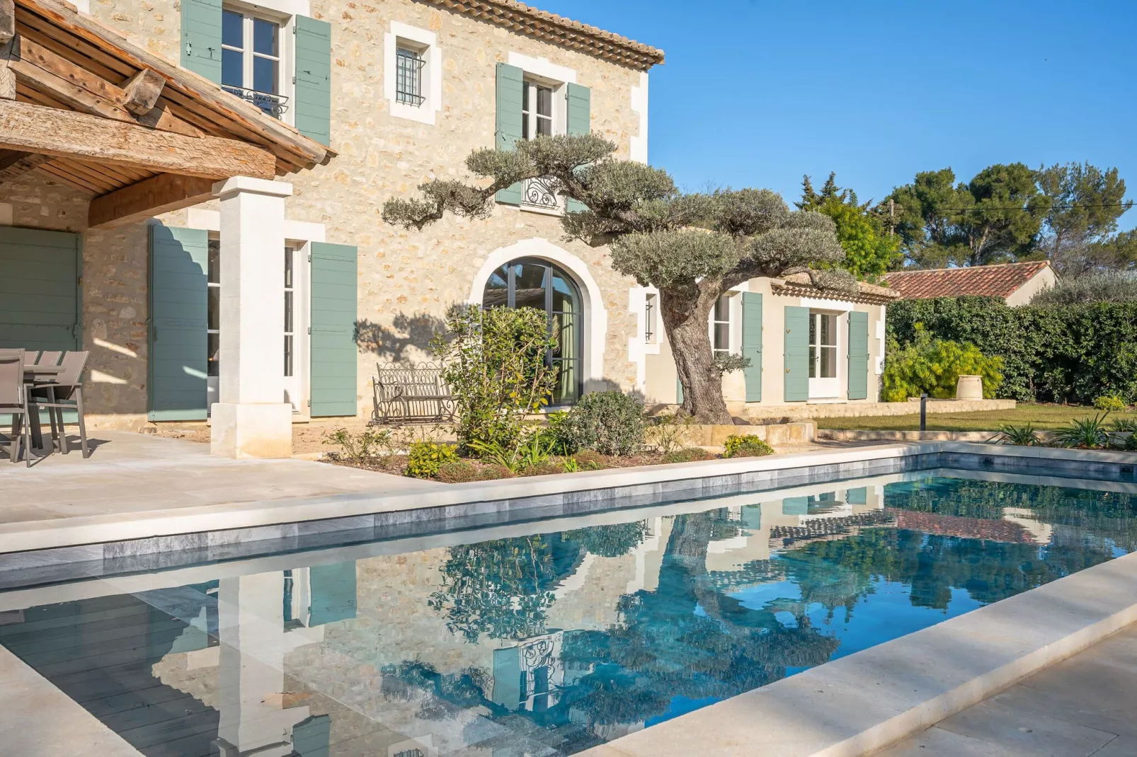 Villa Lou Pantaï  Élégance et Confort au Cœur de Saint-Rémy-de-Provence-Schwimmbad