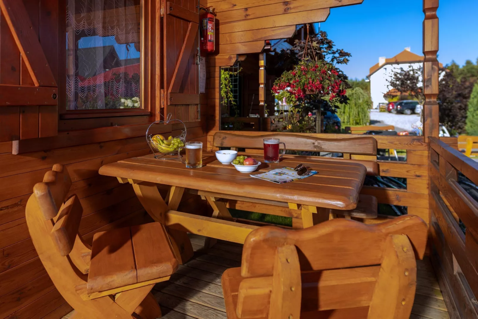 Parterowe domki wakacyjne dla 6 osób w Gąskach SPA w cenie pobytu - Terrace balcony