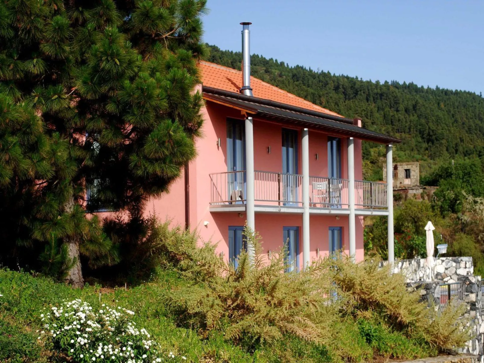 Nettes Ferienhaus in Tijarafe mit Privatem Pool und Panoramablick - Image-tags.info