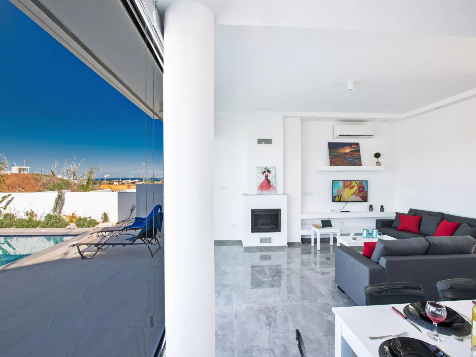 Protaras Olivine Villa mit Pool und einem Dachgarten - Image-tags.info