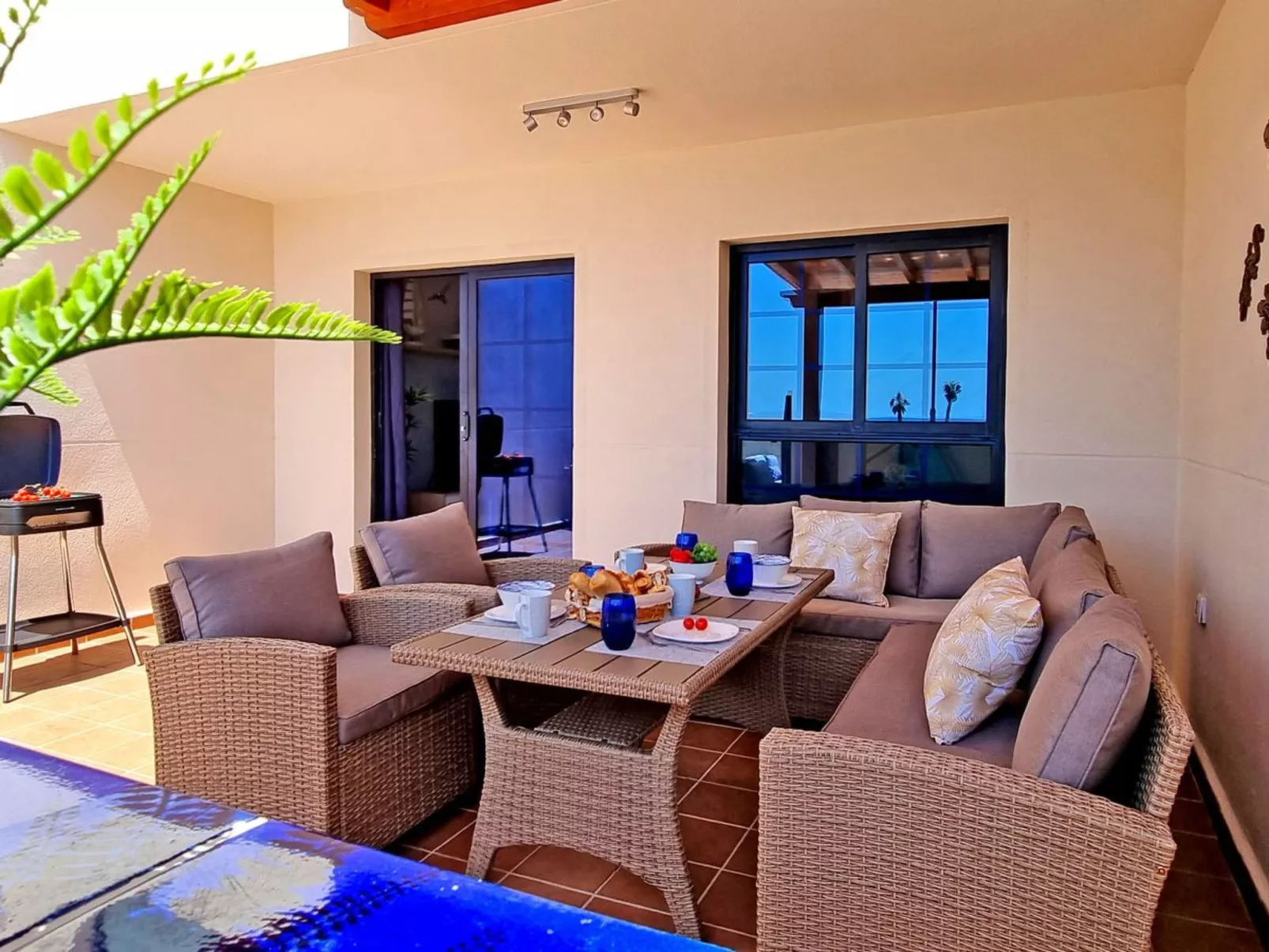 Komfortables Ferienhaus in Pájara mit Privatem Pool und Meerblick - Image-tags.info