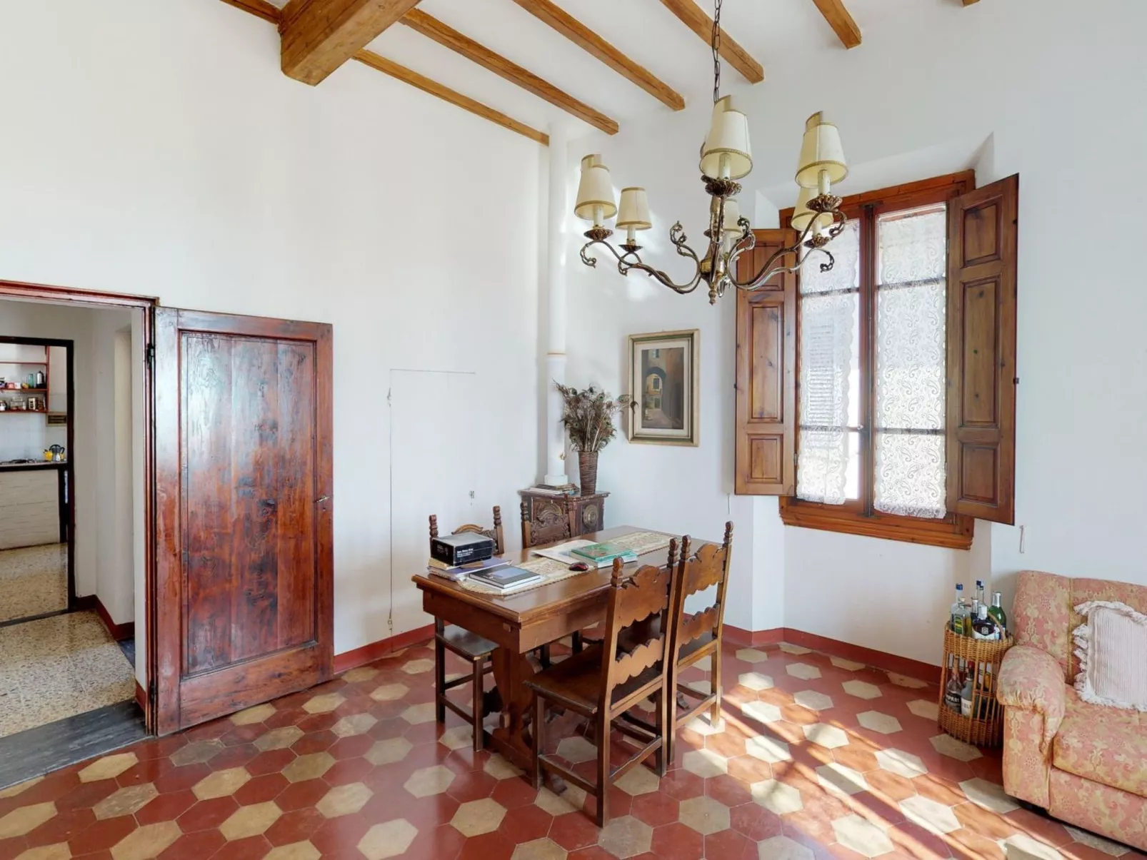 Historische Villa auf dem Lande in den toskanischen Hügeln - Image-tags.info