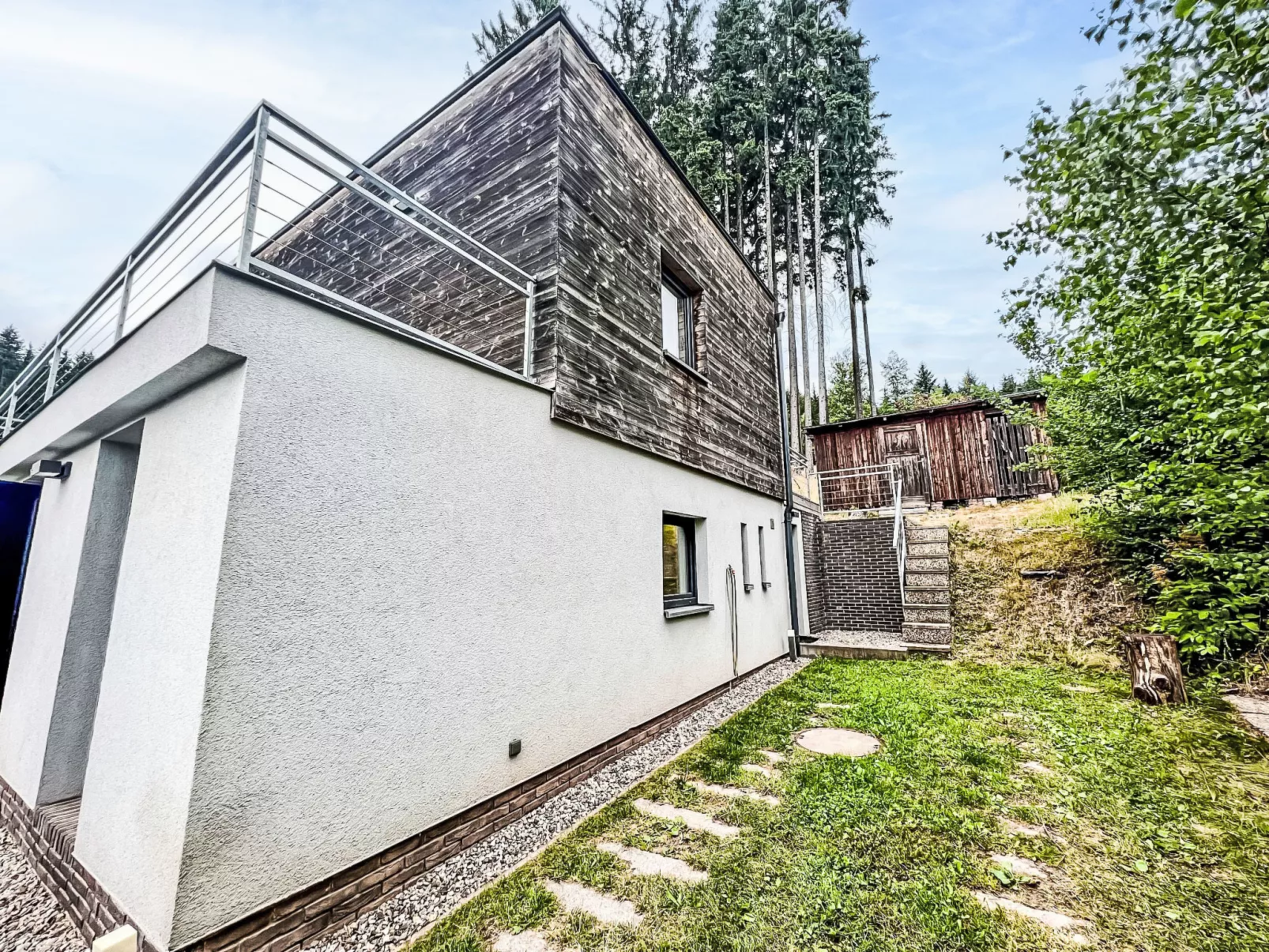 Peklo Hrádeček - Draußen