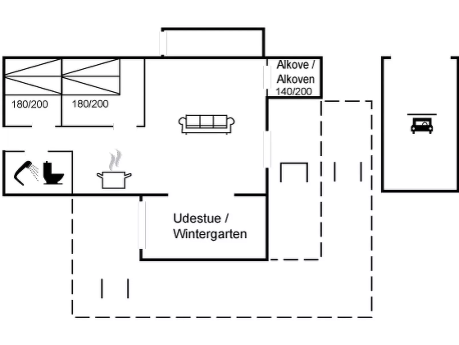 "Irma" - 300m from the sea - Inside