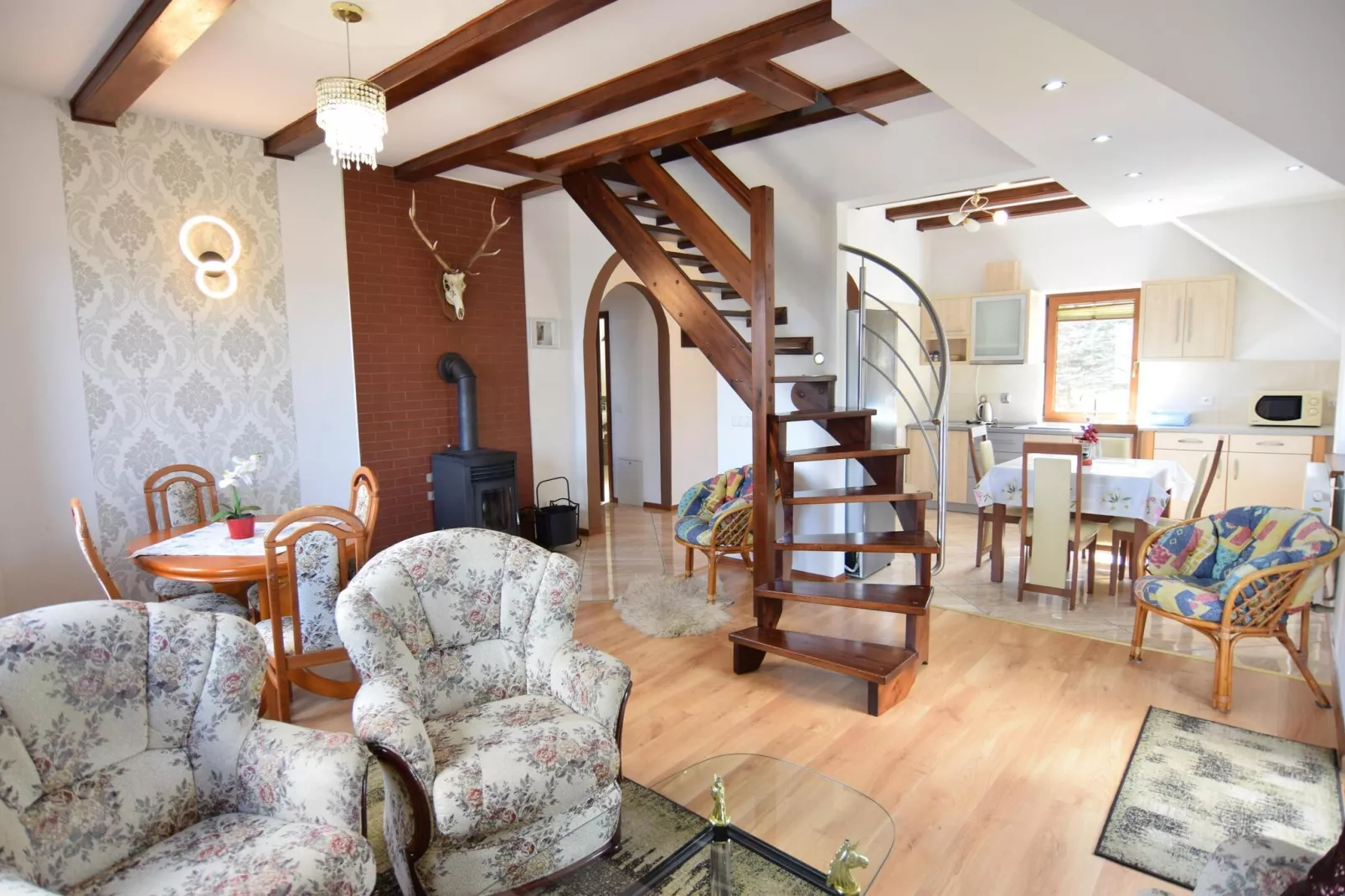 Apartament wakacyjny w Kiedrowicach dla max 5 osób-Living room