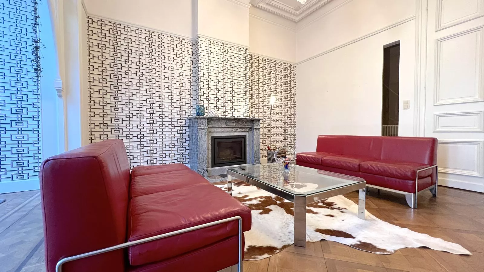 La Maison Bleue Ronse - Wohnzimmer