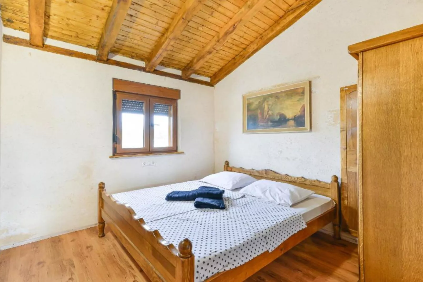 Holiday House Šimun - Three bedroom Holiday house with pool - Bedroom