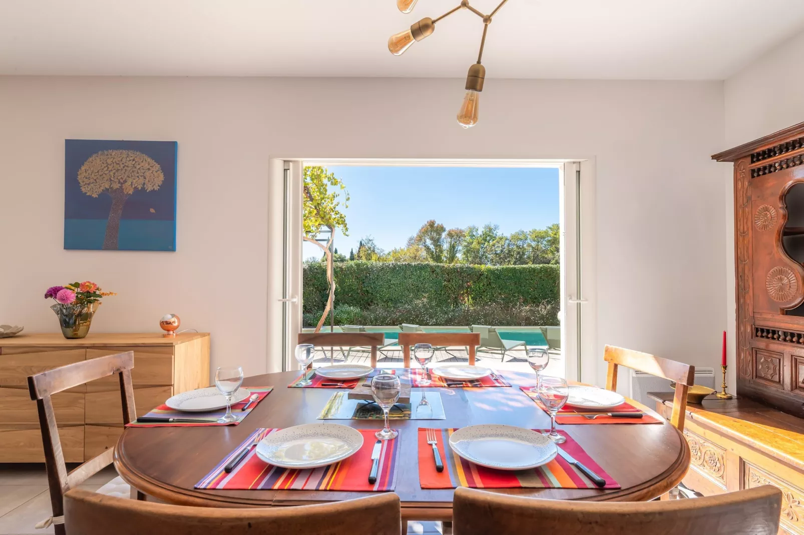 Mas Hortense-Esszimmer