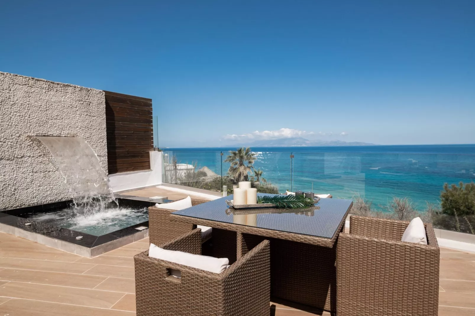 Luxury Villa Cavo Mare Meltemi-Balcon-terrasse