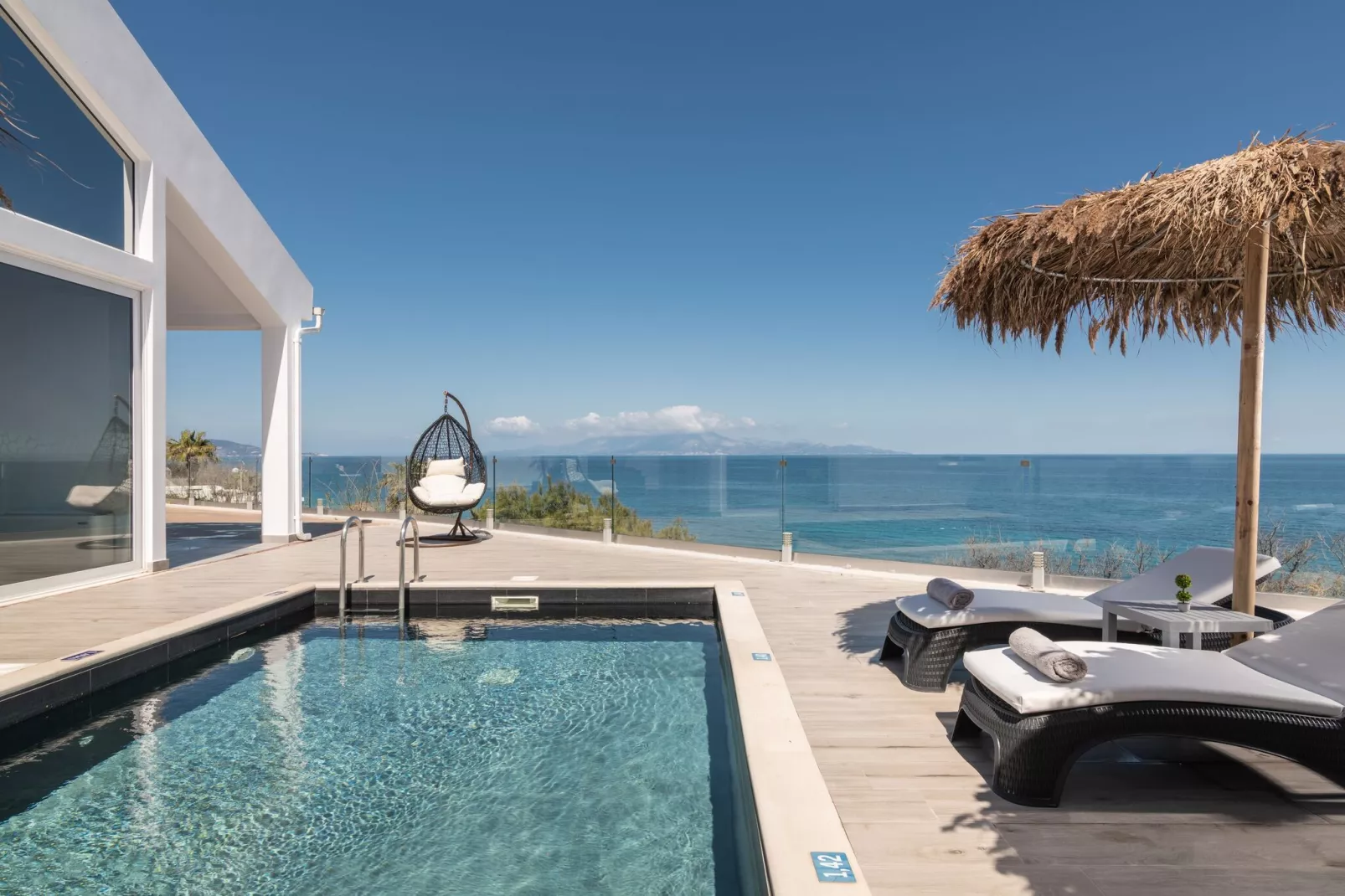 Luxury Villa Cavo Mare Meltemi-Extérieur été
