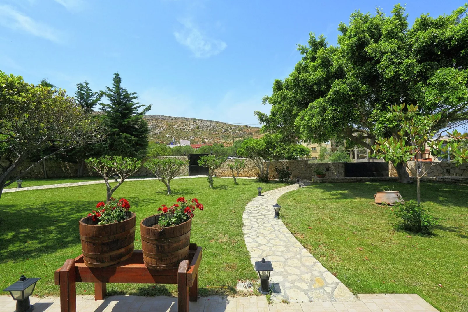 Villa Karteros-Gardens summer