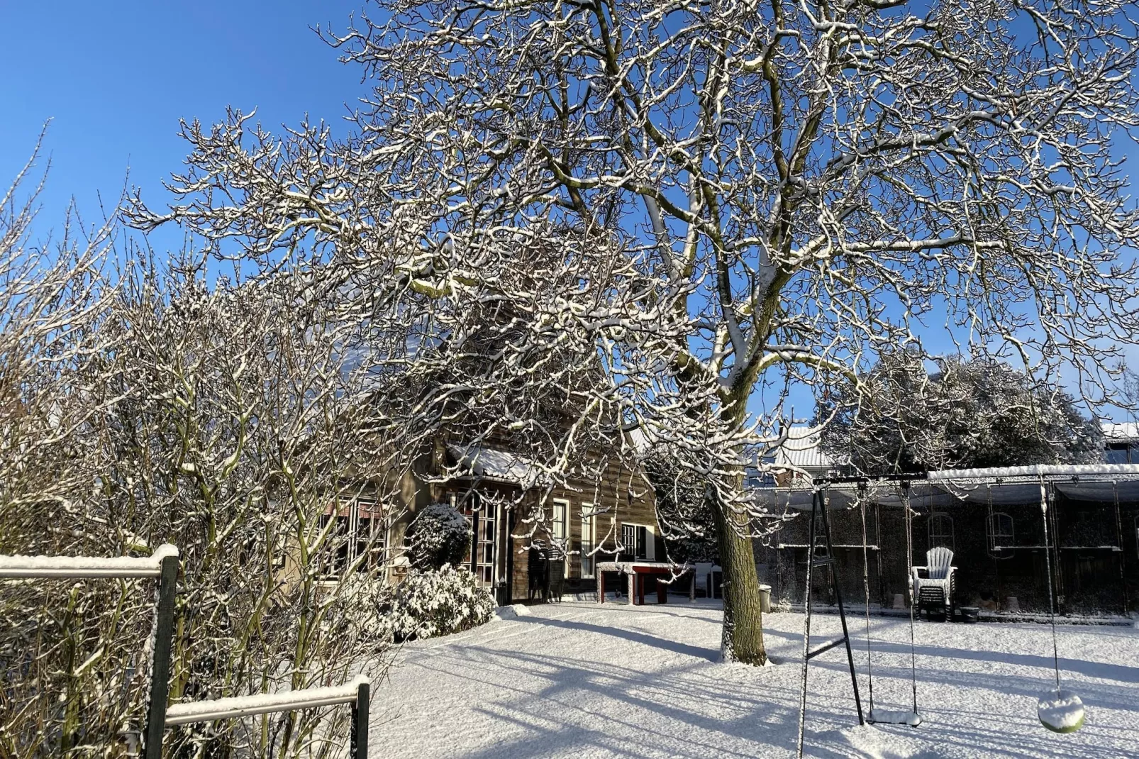De Hofstede-Jardin en hiver