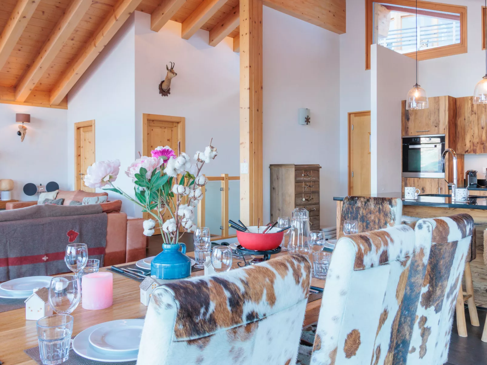 Chalet Flocon de Neige-Dedans