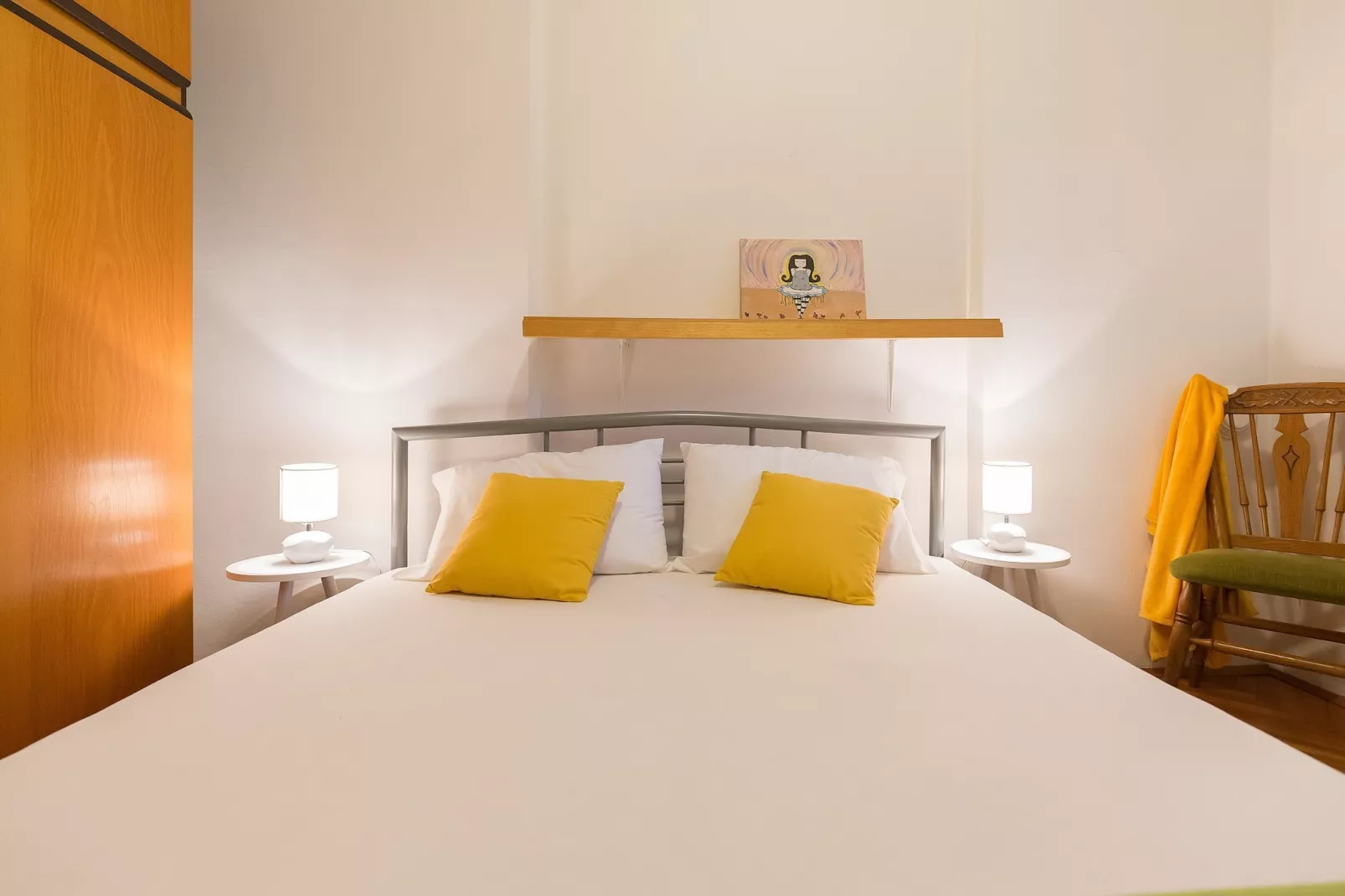 Apartment Tranquilo Garden - One Bedroom Apartment with Terrace and Garden View-Bedroom