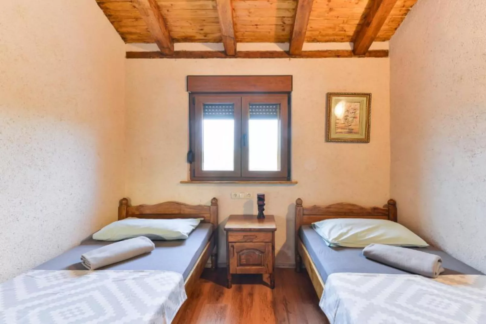 Holiday House Šimun - Three bedroom Holiday house with pool - Bedroom