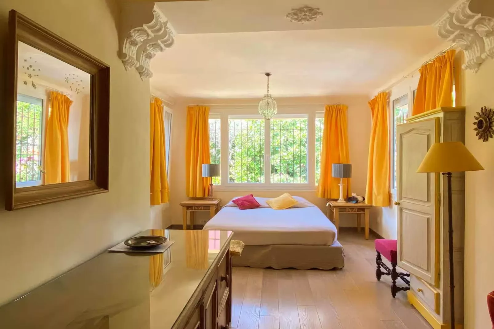 Villa plage privée vue sur la mer-Chambre