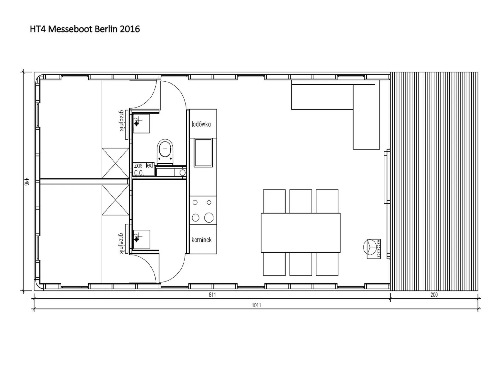 Hausboot für vier Personen mit Kamin und Terrasse - Image-tags.info