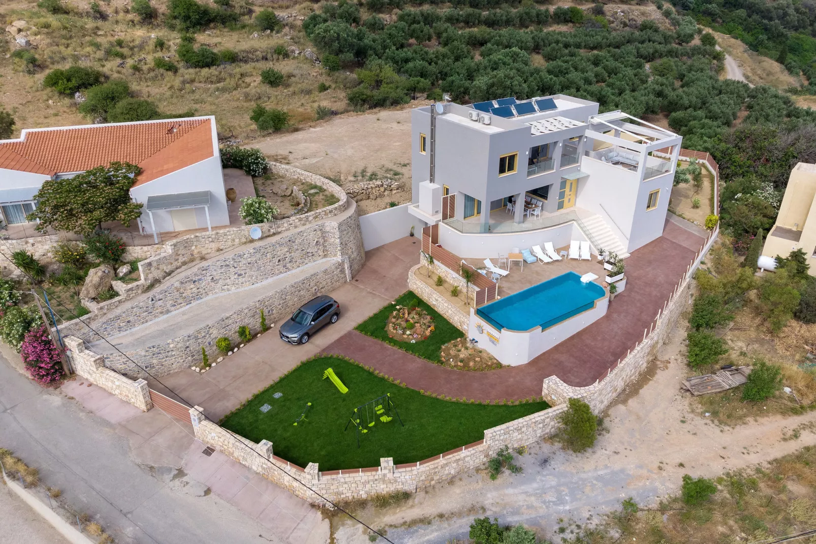 Plakias Sunset Villa 4-Exterior summer