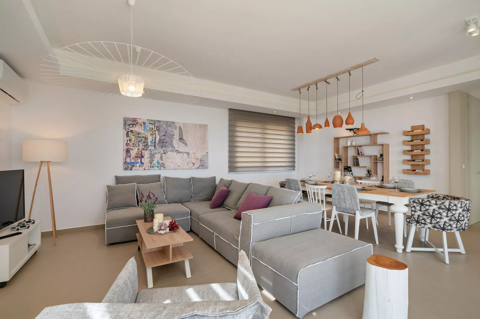 Plakias Sunset Villa 4-Living room