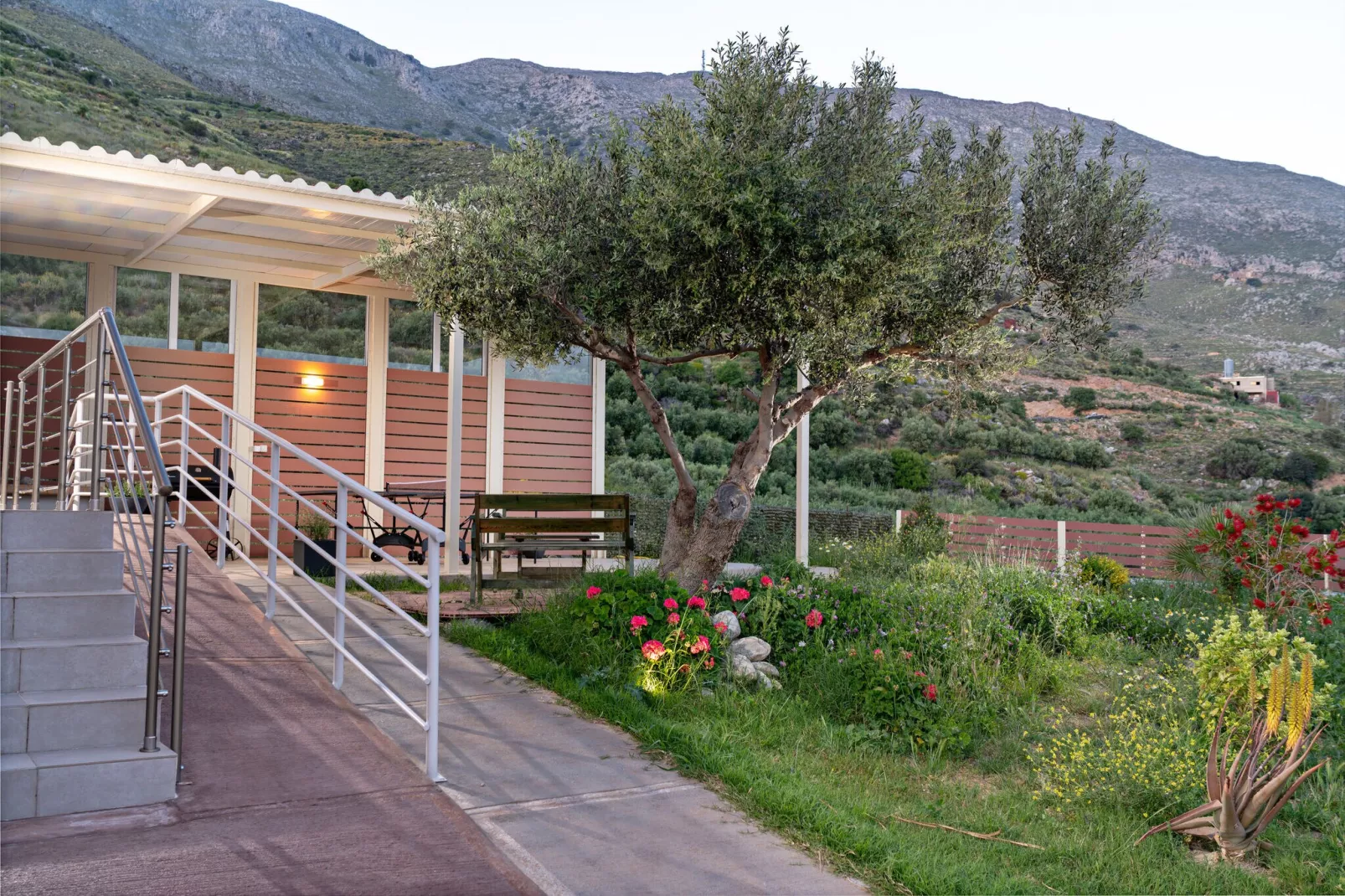 Plakias Sunset Villa 4-Gardens summer
