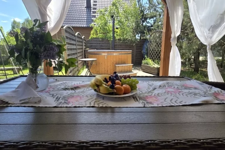 Domek wakacyjny LUX dla max 6 osób w Bałachach - Terrasse / balcon