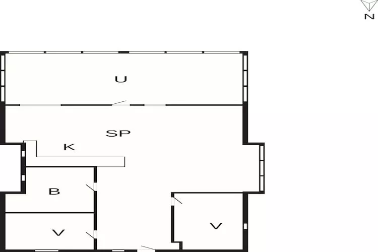 Maison vacances confortable pour quatre personnes-Plan