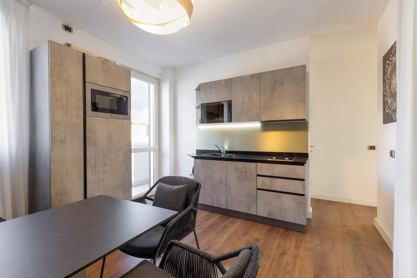 RESIDENCE PORTO LETIZIA - VILLAS-BILOCALE 4 PAX VISTA LAGO PLUS 8215 - V1LP4 - Küche