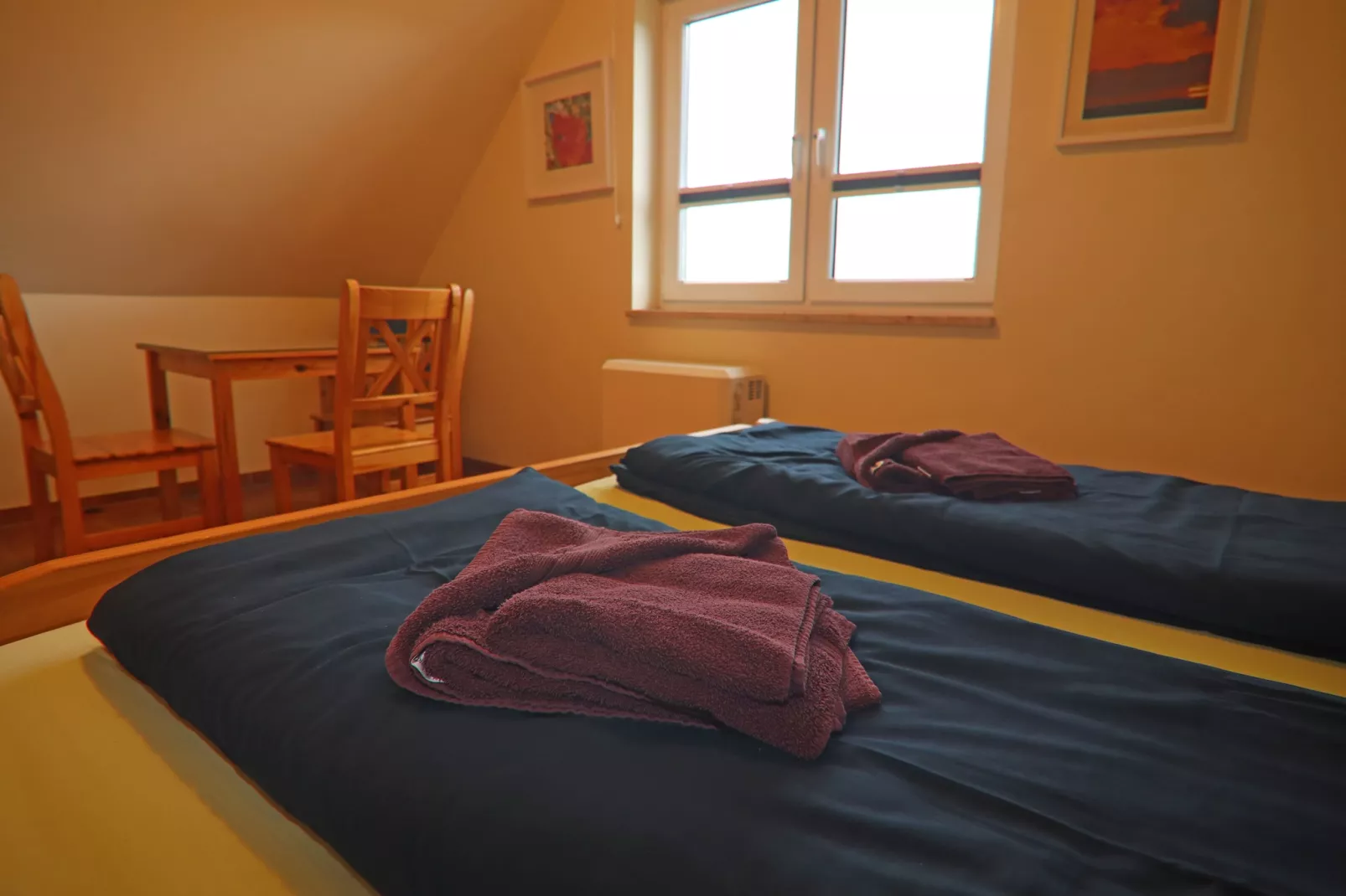 Strandnahes Ferienhaus Walter mit Meerblick-Schlafzimmer