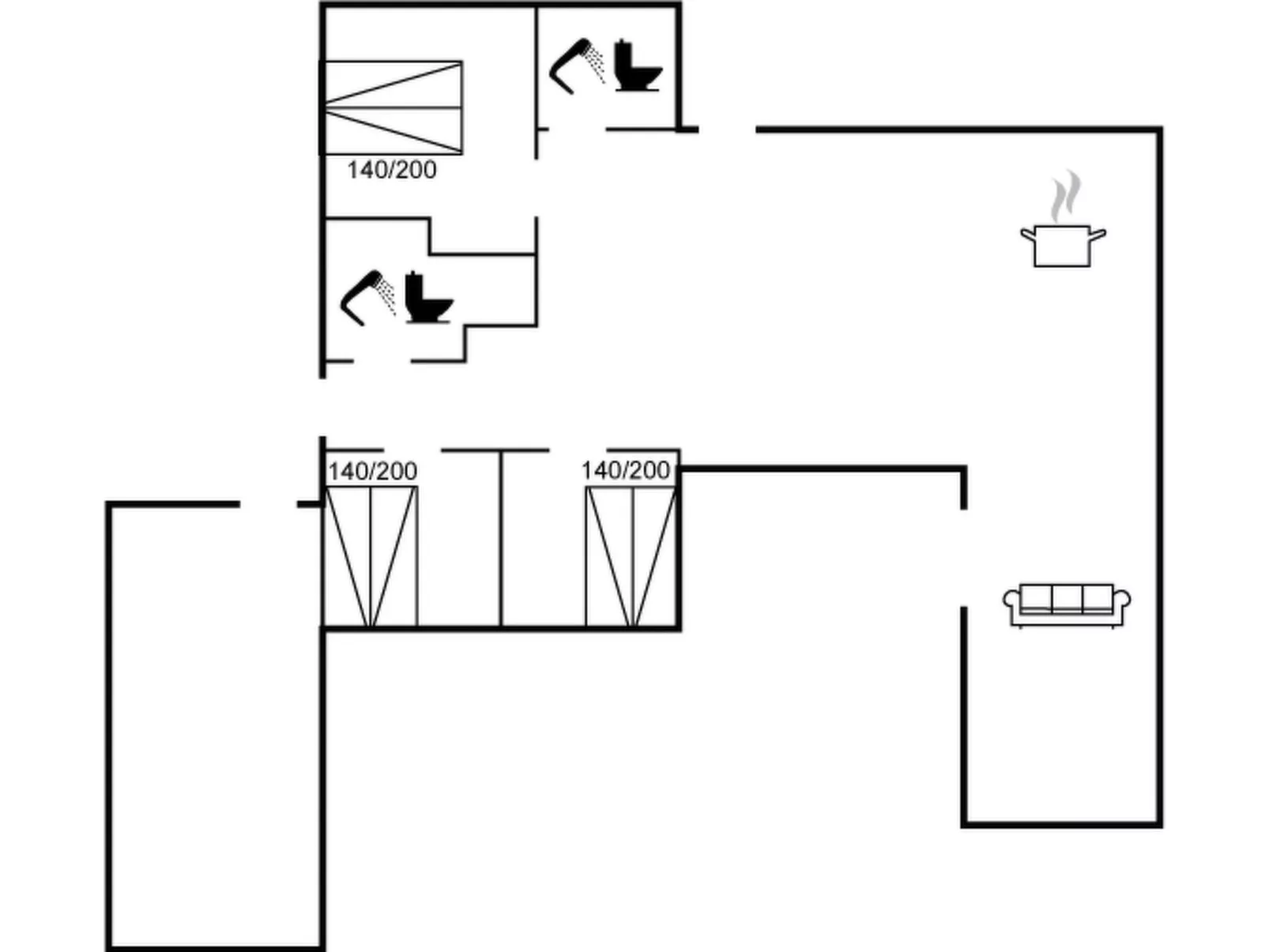 "Kiina" - 100m from the sea - Inside