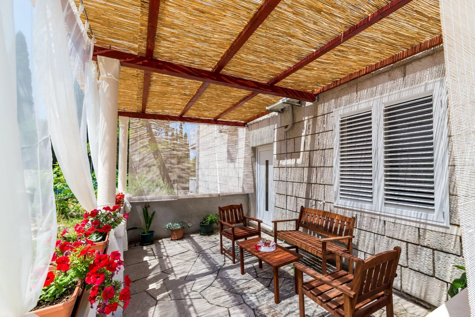 Apartments Sany - Studio Apartment-Terrasse