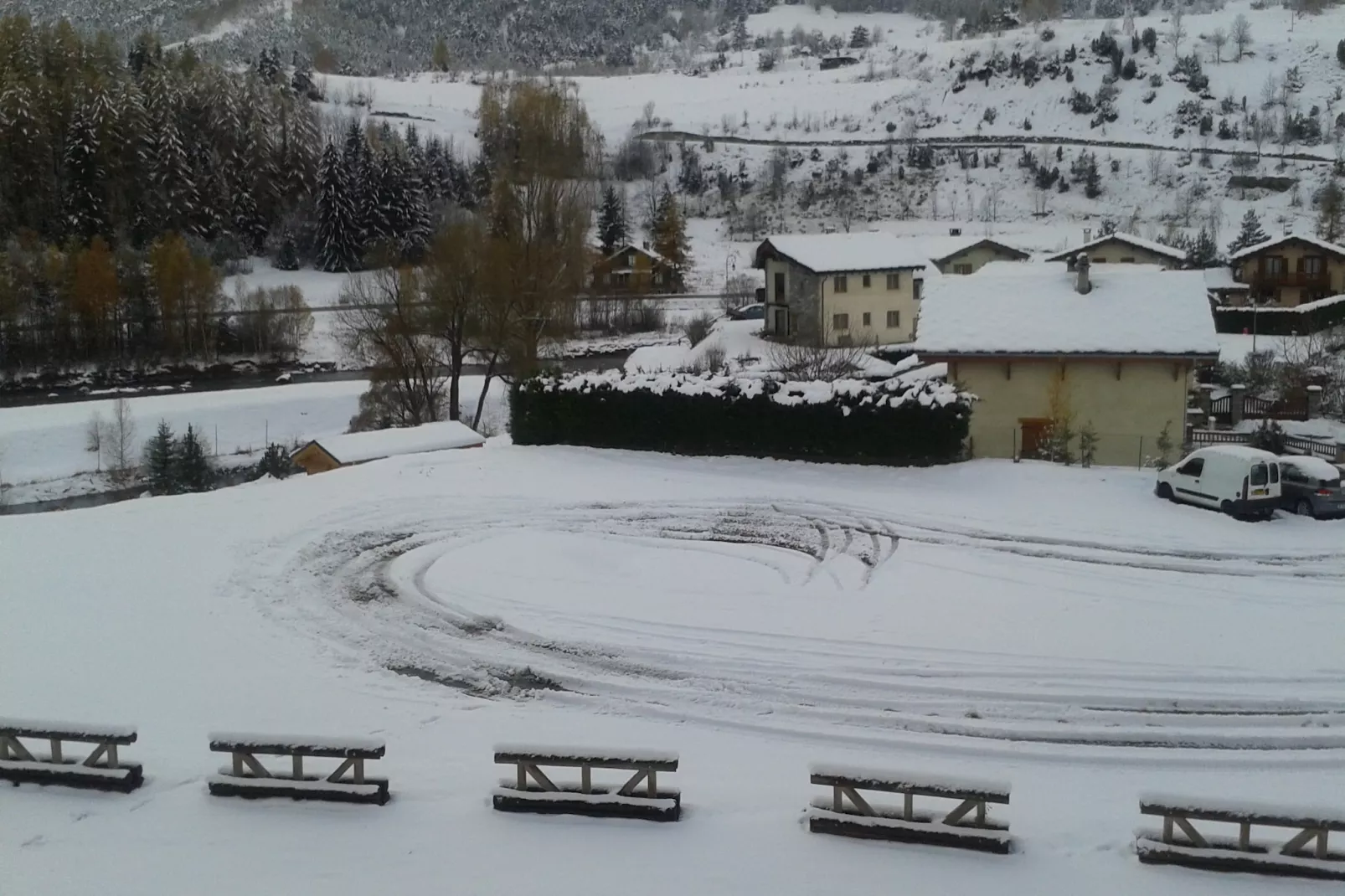 Terrasses F 104 - PARC NAT. VANOISE appart. 6 pers - Im Freien