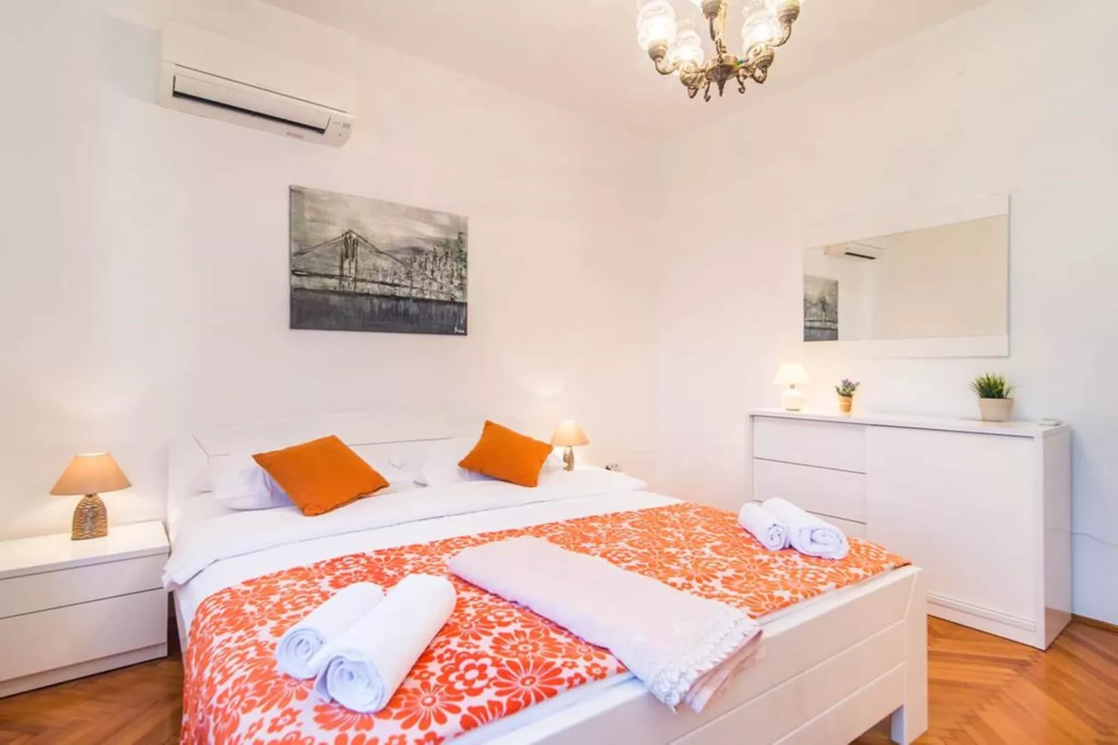 Villa Amalija - Apartment Amy with Sea View-Bedroom