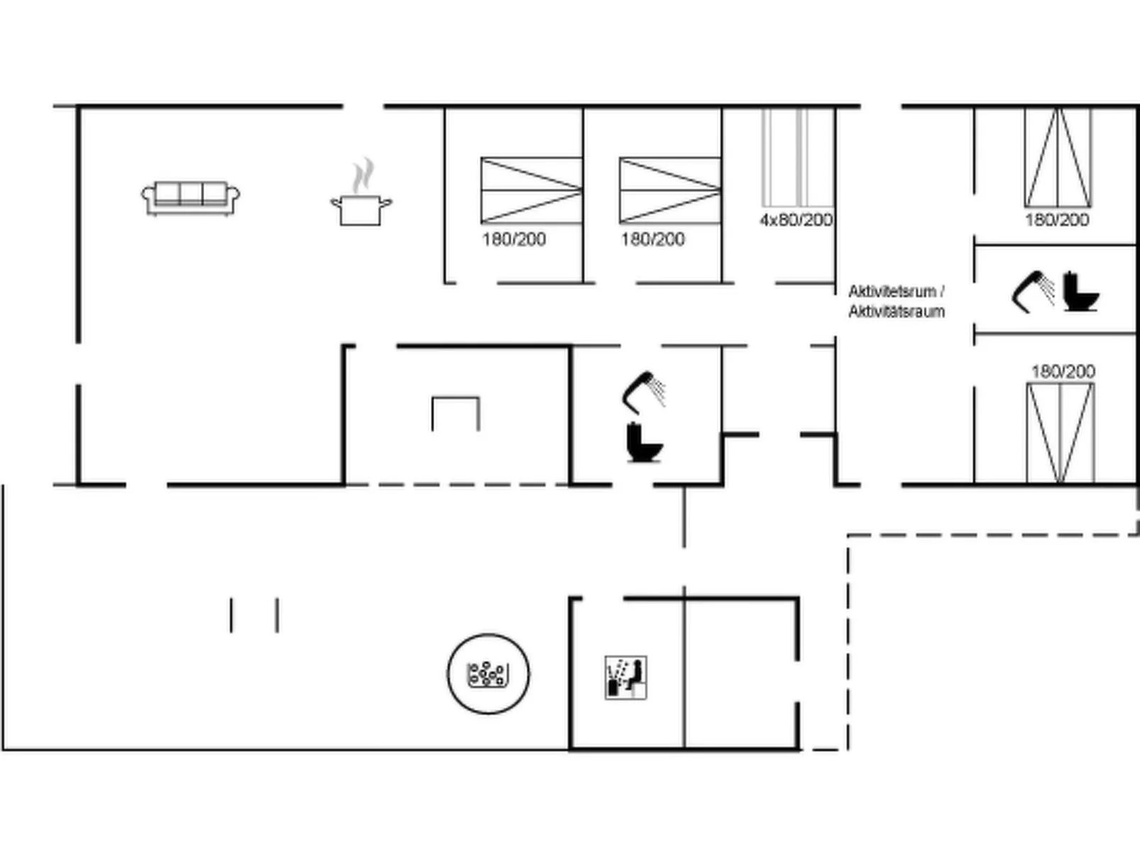 "Barthi" - 450m from the sea-Inside