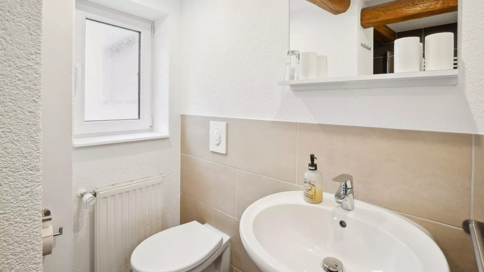 Harzblick-Badezimmer