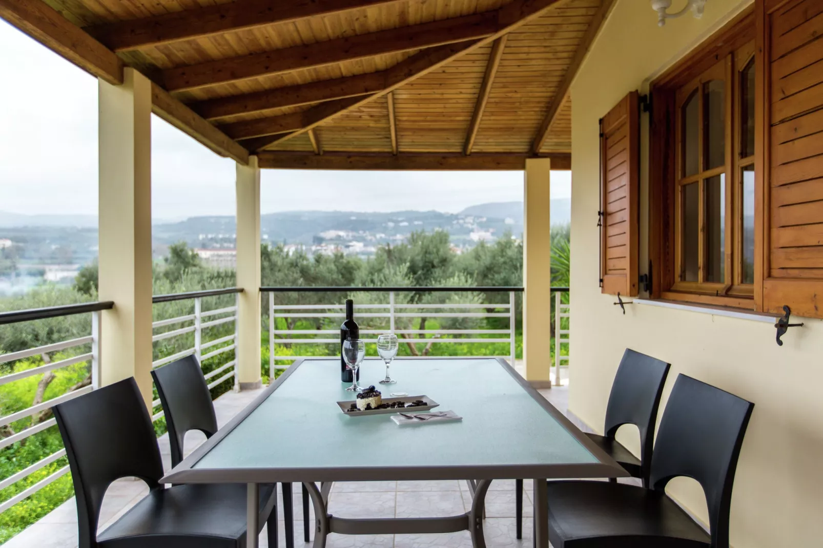 Villa Eleni en Manolis-Terrace balcony