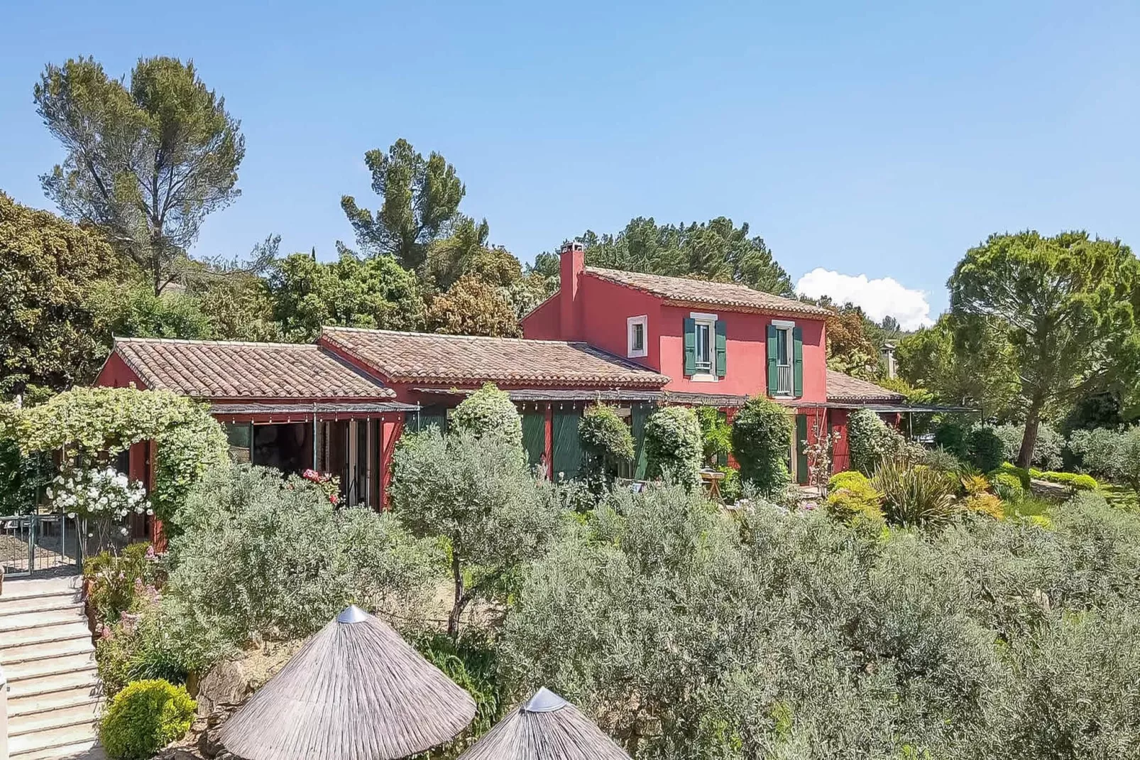 Le Mas Elaïa  votre havre familial avec piscine privée-Extérieur été