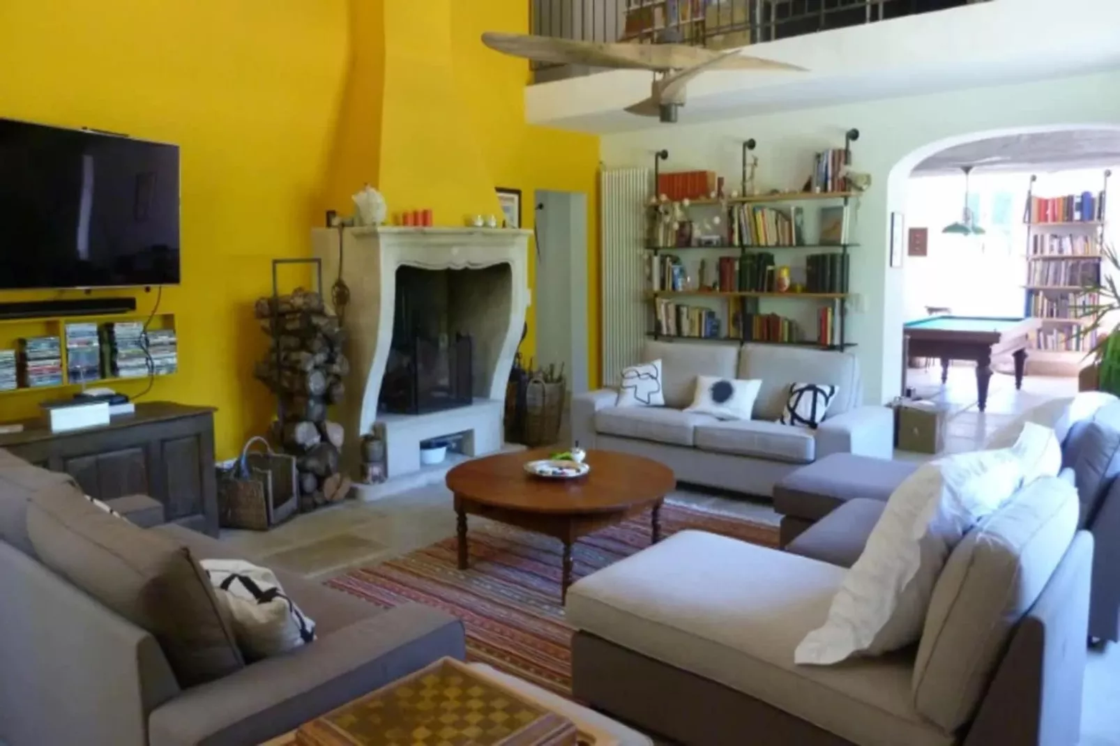 Villa provencale pour les amoureux de la nature en Lubéron-Living room