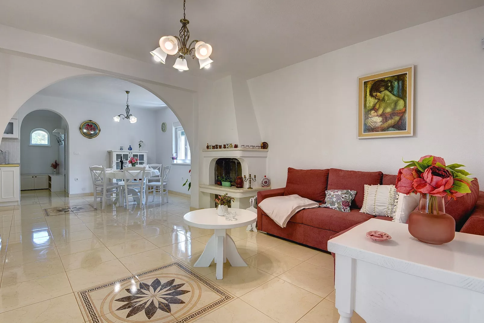 Villa Laura Medulin-Wohnzimmer