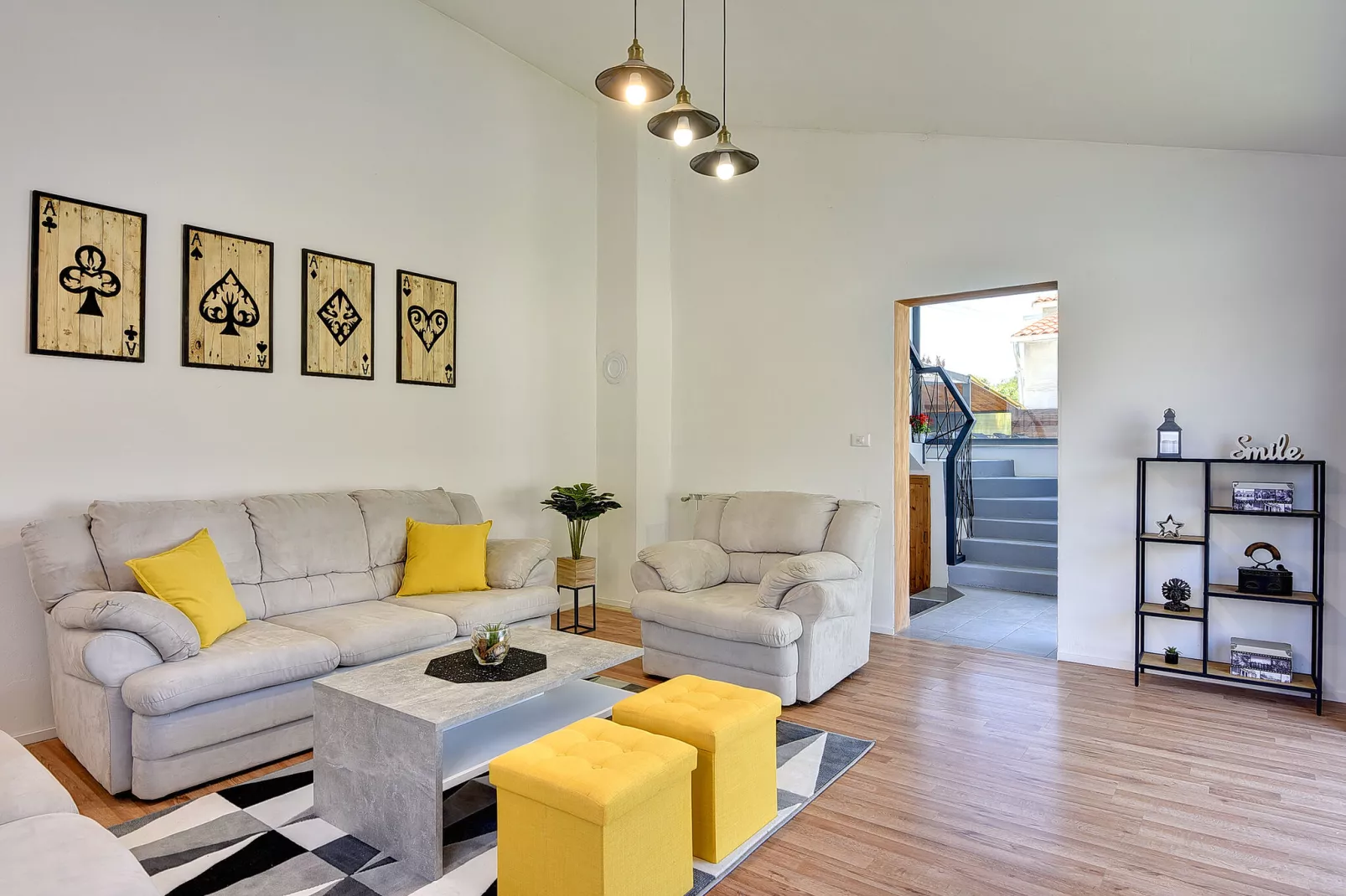 Villa Korina-Living room