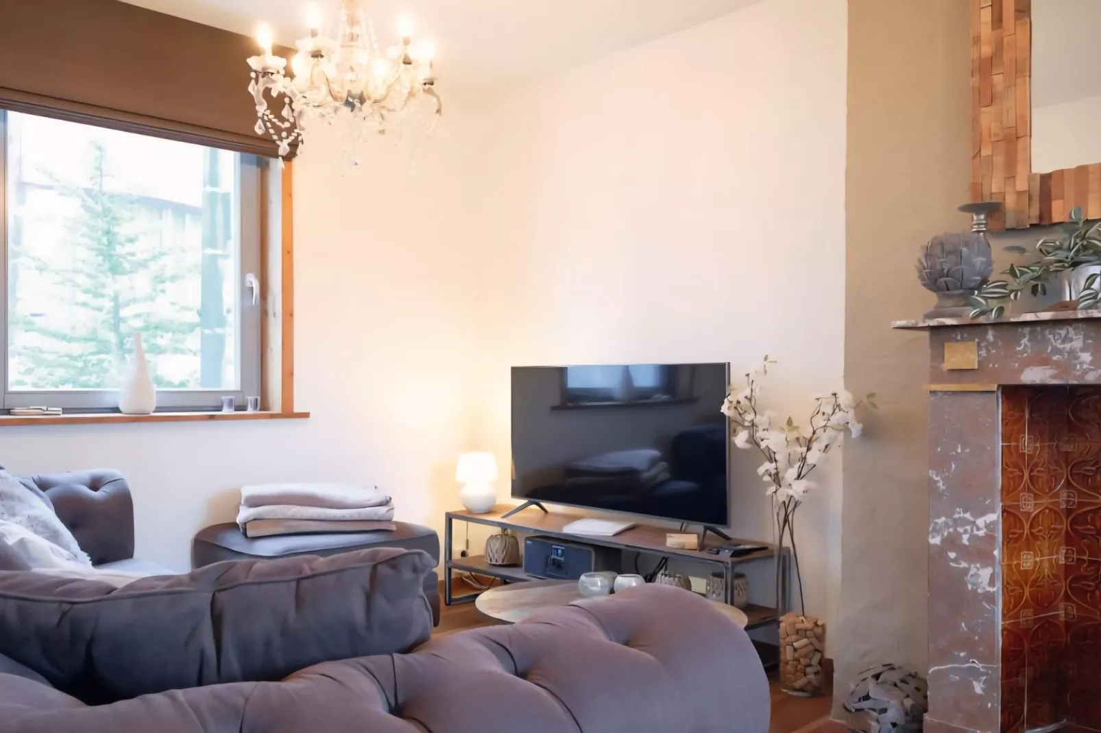 Gite L'éternité - Wohnzimmer