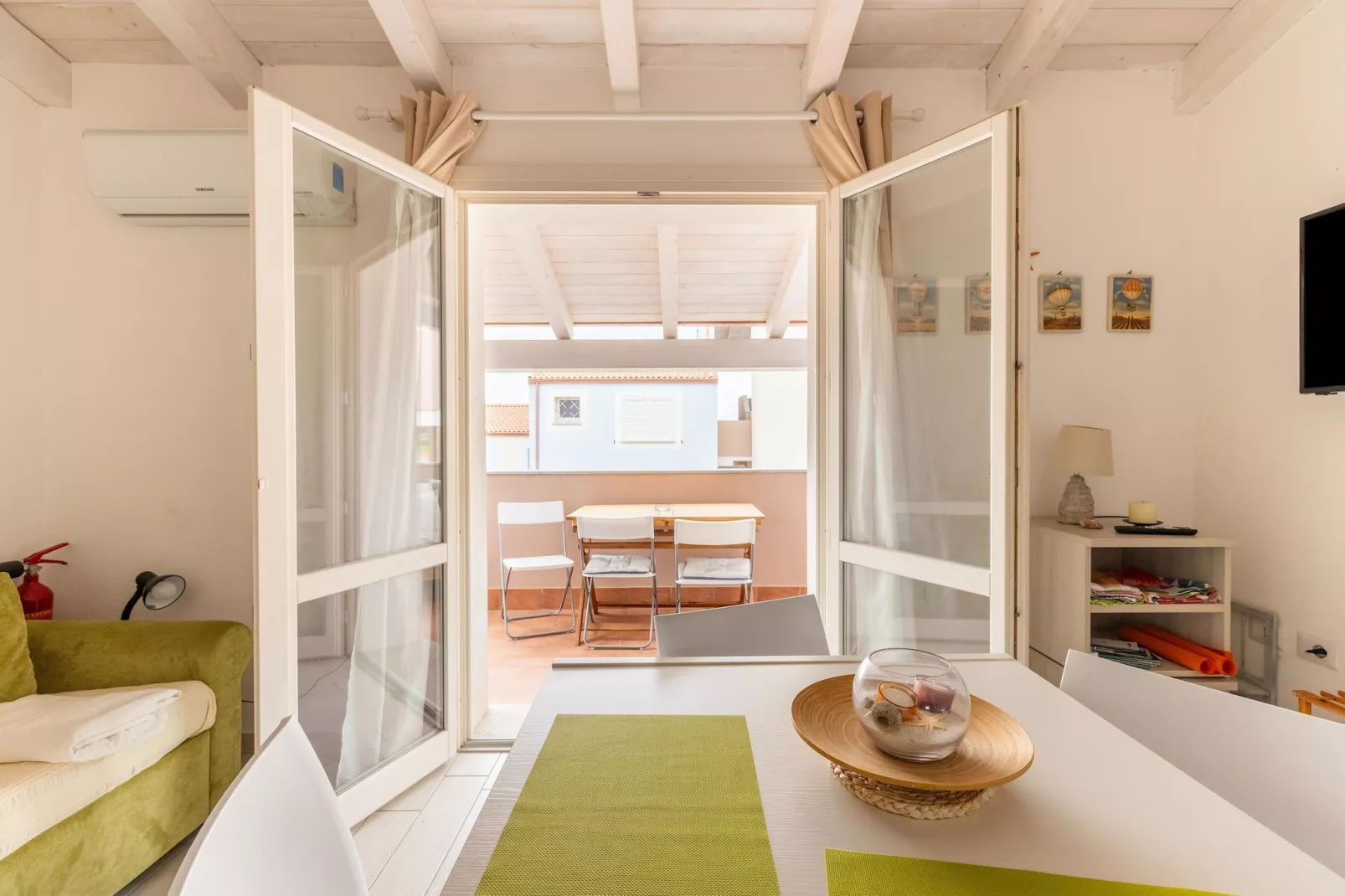 ATTICO BADESI CON PISCINA - Esszimmer